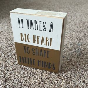 Inspirational Wooden Block Decor